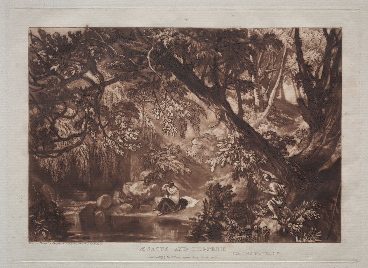 Studiebok: Aesacus og Hesperia av Joseph Mallord William Turner