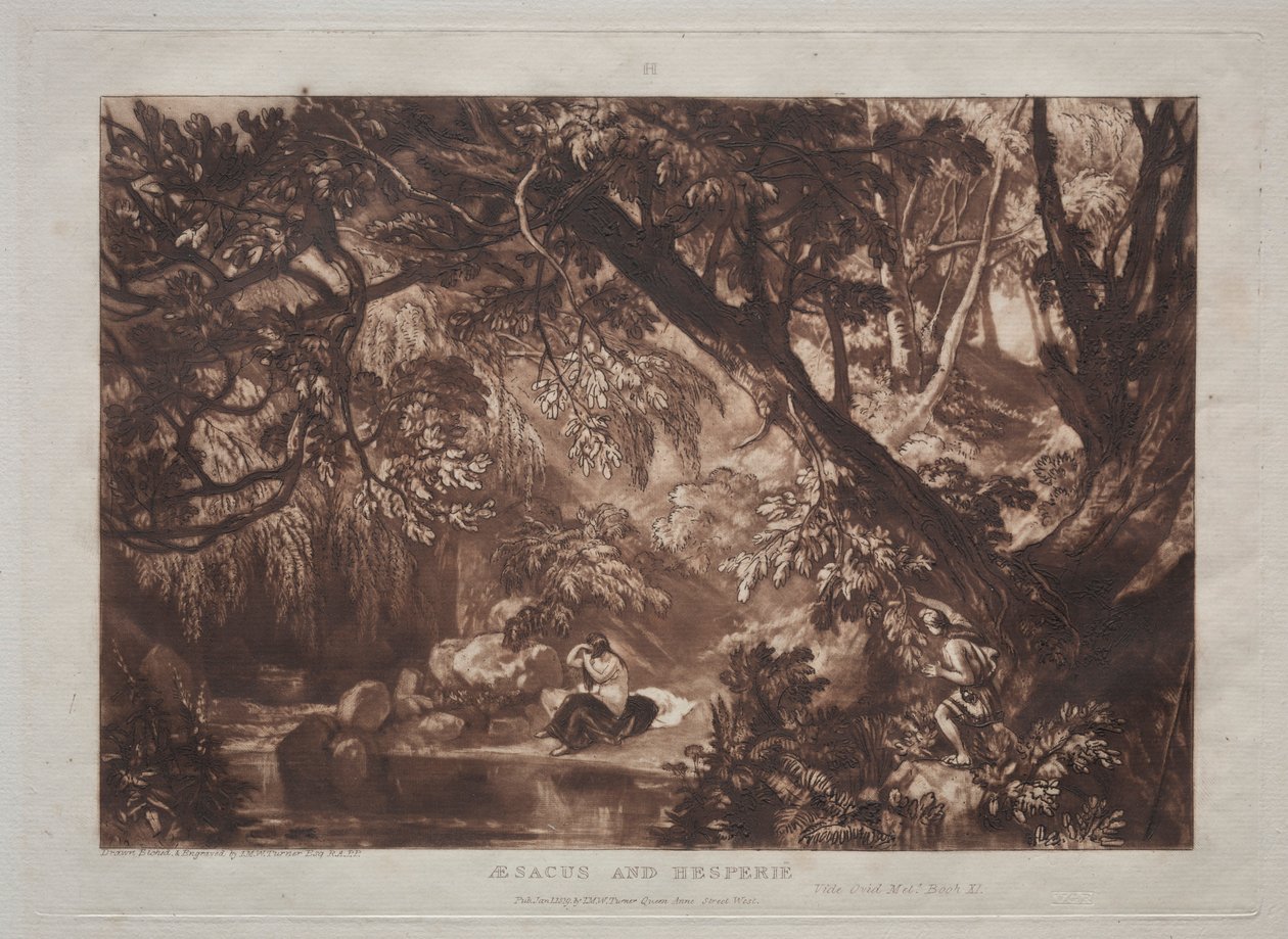 Aesacus og Hesperie av Joseph Mallord William Turner