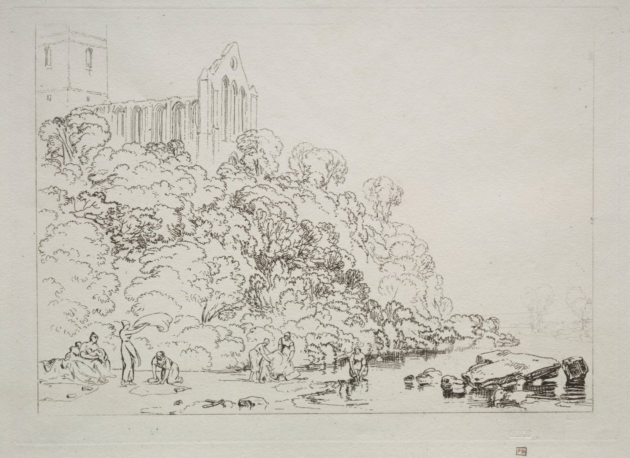 Liber Studios: Tumble Abe, Skottland. av Joseph Mallord William Turner