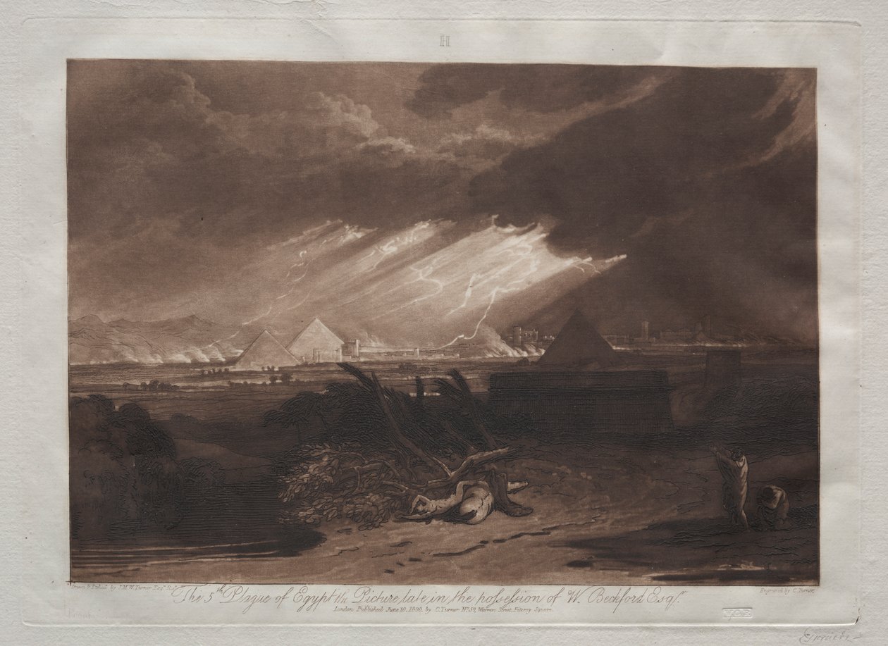 Liber Studiorum: The Fifth Plague of Egypt av Joseph Mallord William Turner