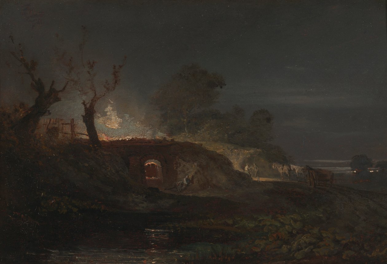 Kalkovn på Coalbrookdale av Joseph Mallord William Turner