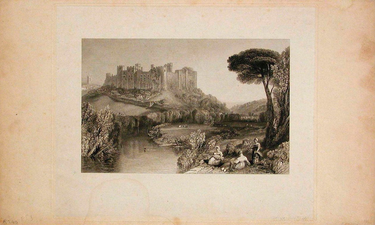Ludlow Castle, Shropshire av Joseph Mallord William Turner