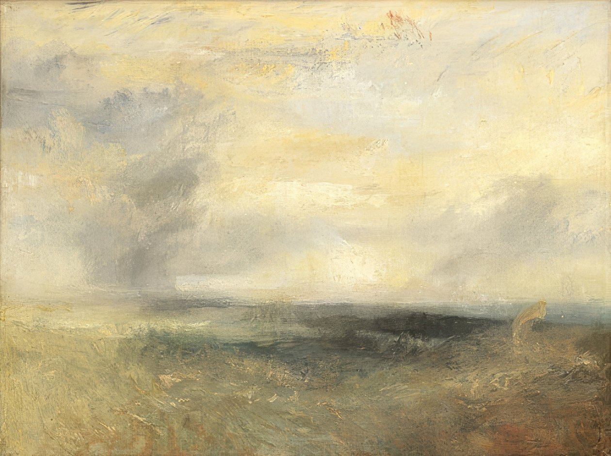 Margate (?) Fra havet. Rundt 1835-40 av Joseph Mallord William Turner