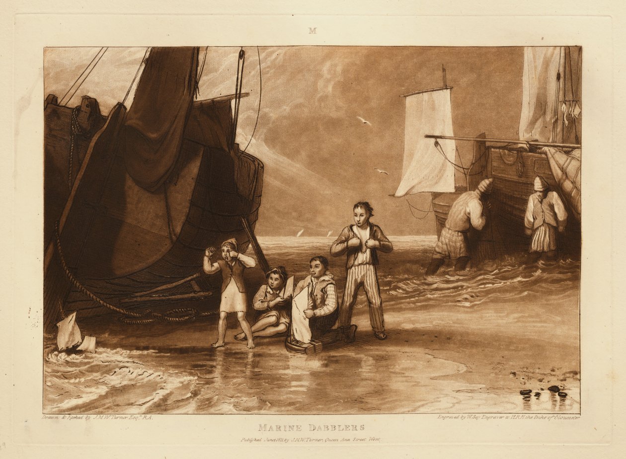 Gressender på havet av Joseph Mallord William Turner