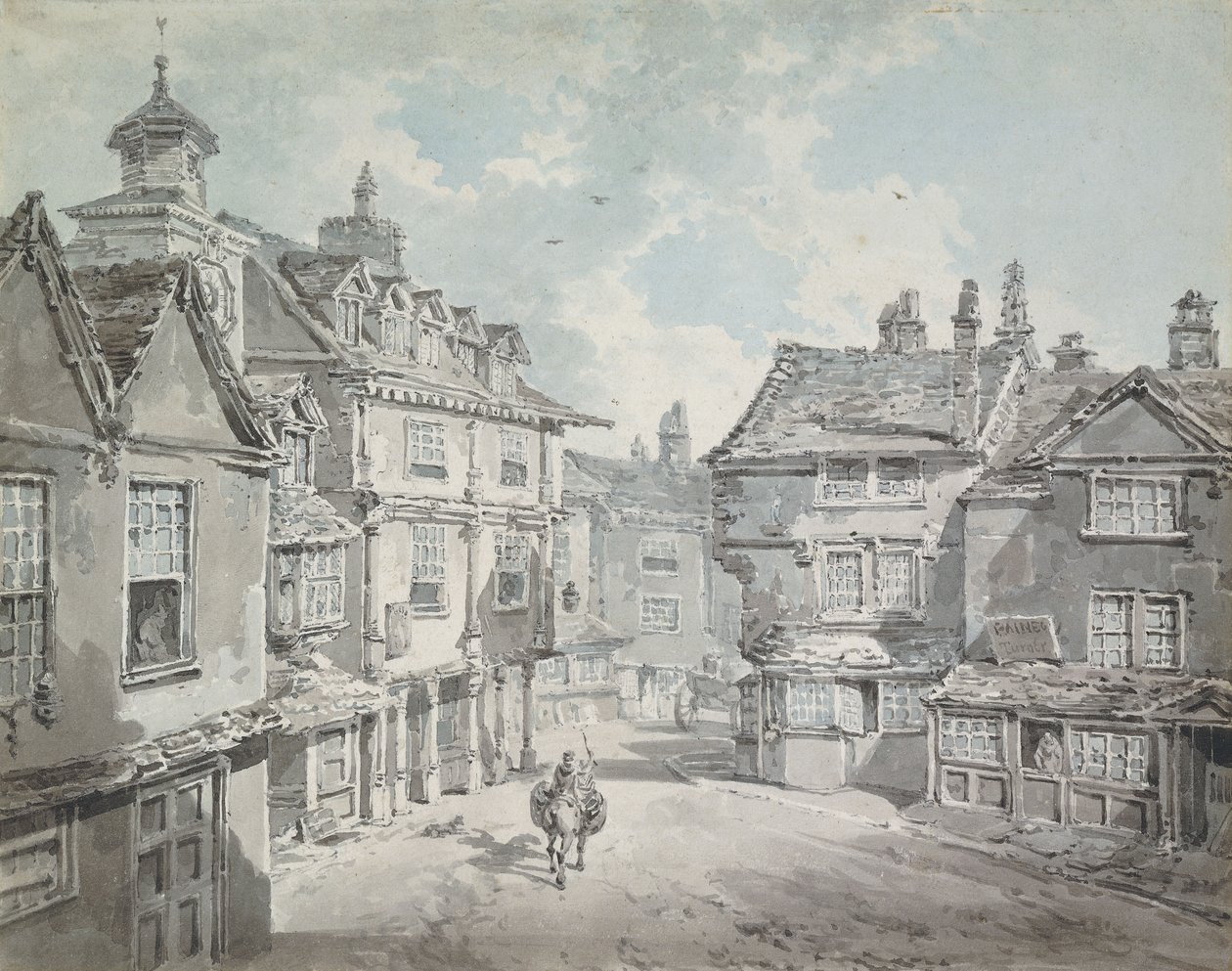 Market Street, Lichfield, av Joseph Mallord William Turner