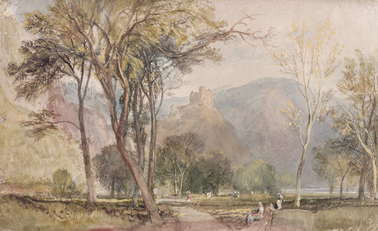 Marxburg av Joseph Mallord William Turner