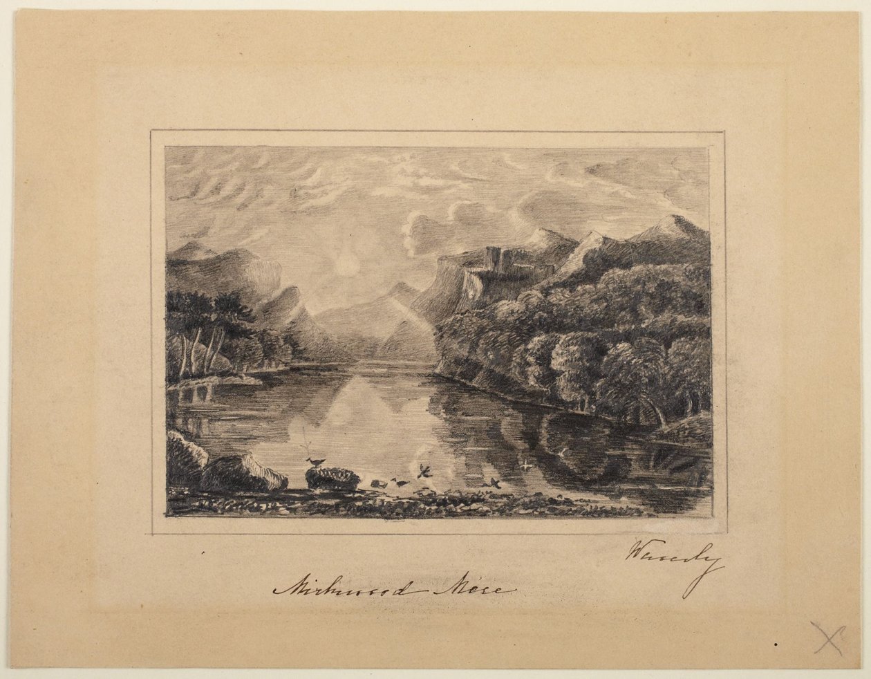 Mirkwood-sjøen av Joseph Mallord William Turner