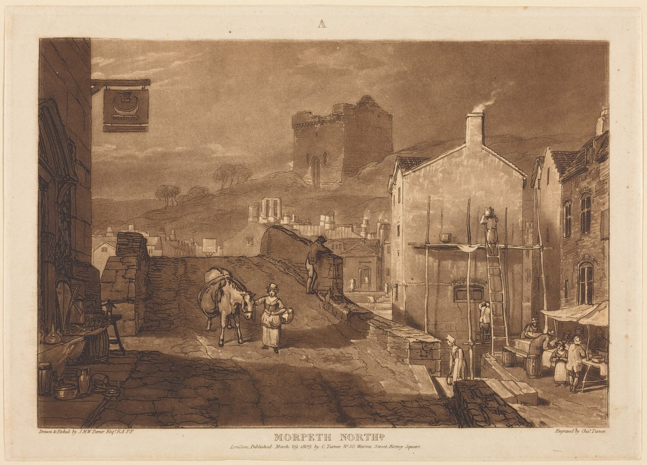 Morpeth av Joseph Mallord William Turner