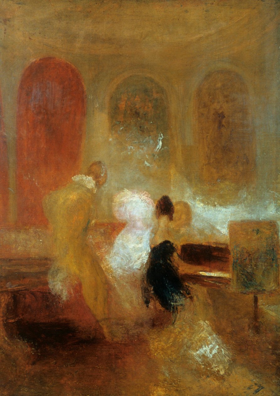 Musikkfest, East Cowes Castle, c1835 av Joseph Mallord William Turner
