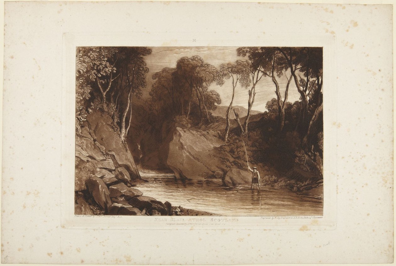 Nær Blair Athol, Skottland av Joseph Mallord William Turner