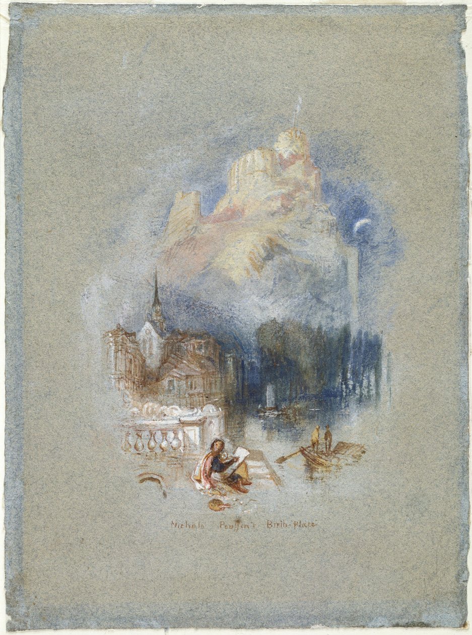Nicolas Poussins fødested av Joseph Mallord William Turner
