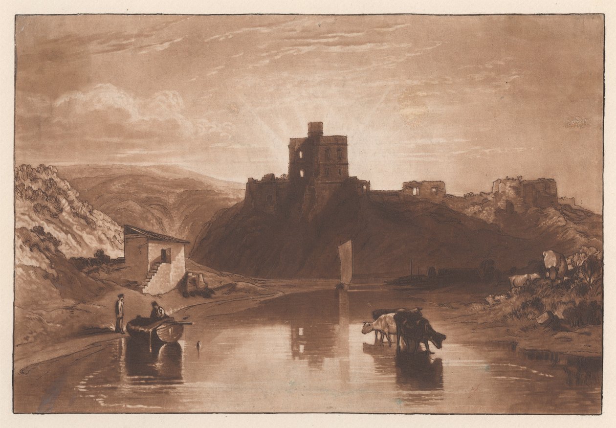 Norham Castle ved Tweed av Joseph Mallord William Turner