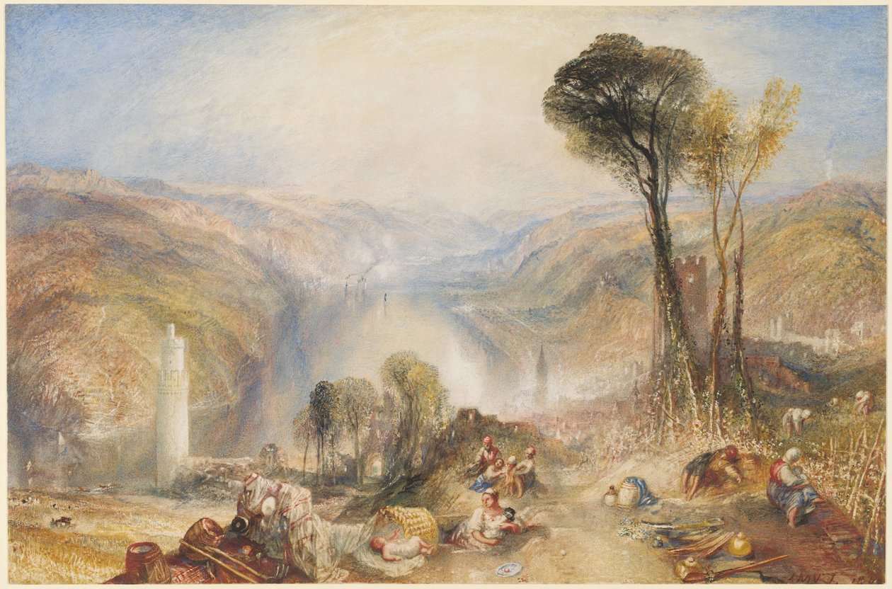 Oberwesel av Joseph Mallord William Turner