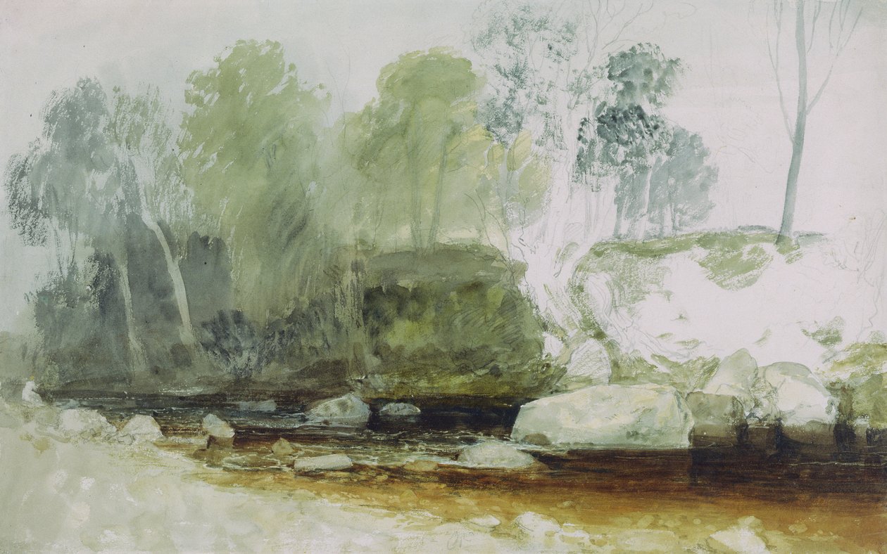 On the Washburn: A Study, ca. 1815 (akvarell og grafitt på papir) av Joseph Mallord William Turner