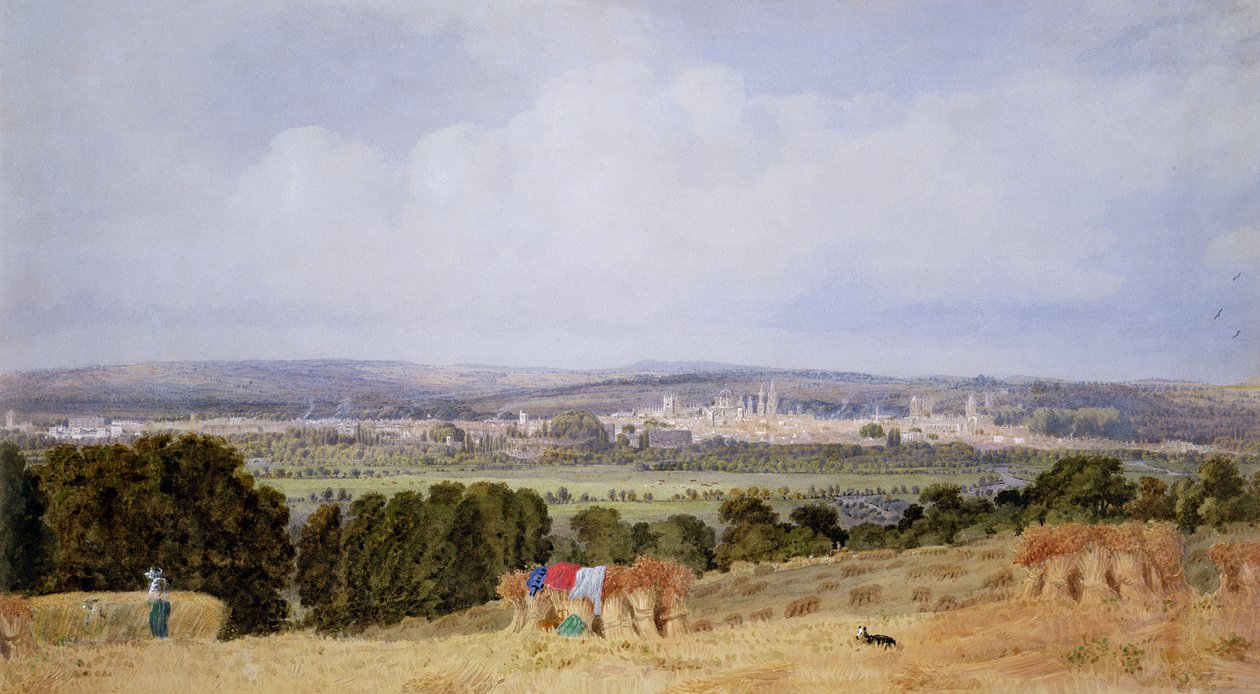 Oxford fra Hinksey Hill av Joseph Mallord William Turner