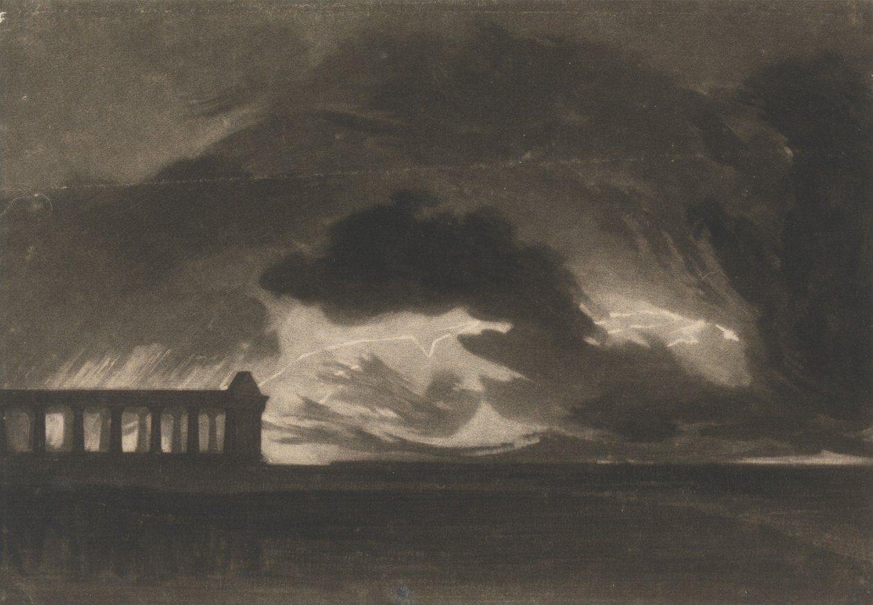 Paestum av Joseph Mallord William Turner