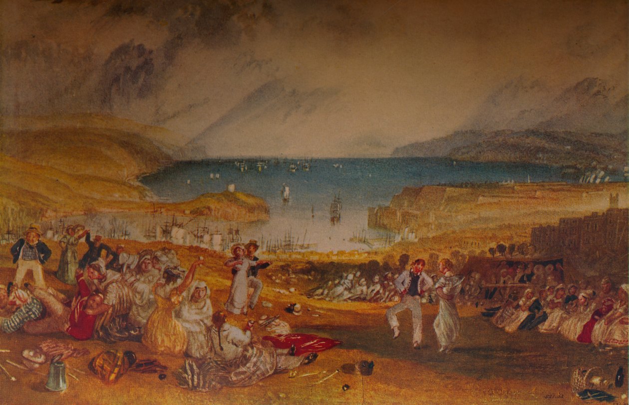 Plymouth, Devonshire, c1830 av Joseph Mallord William Turner