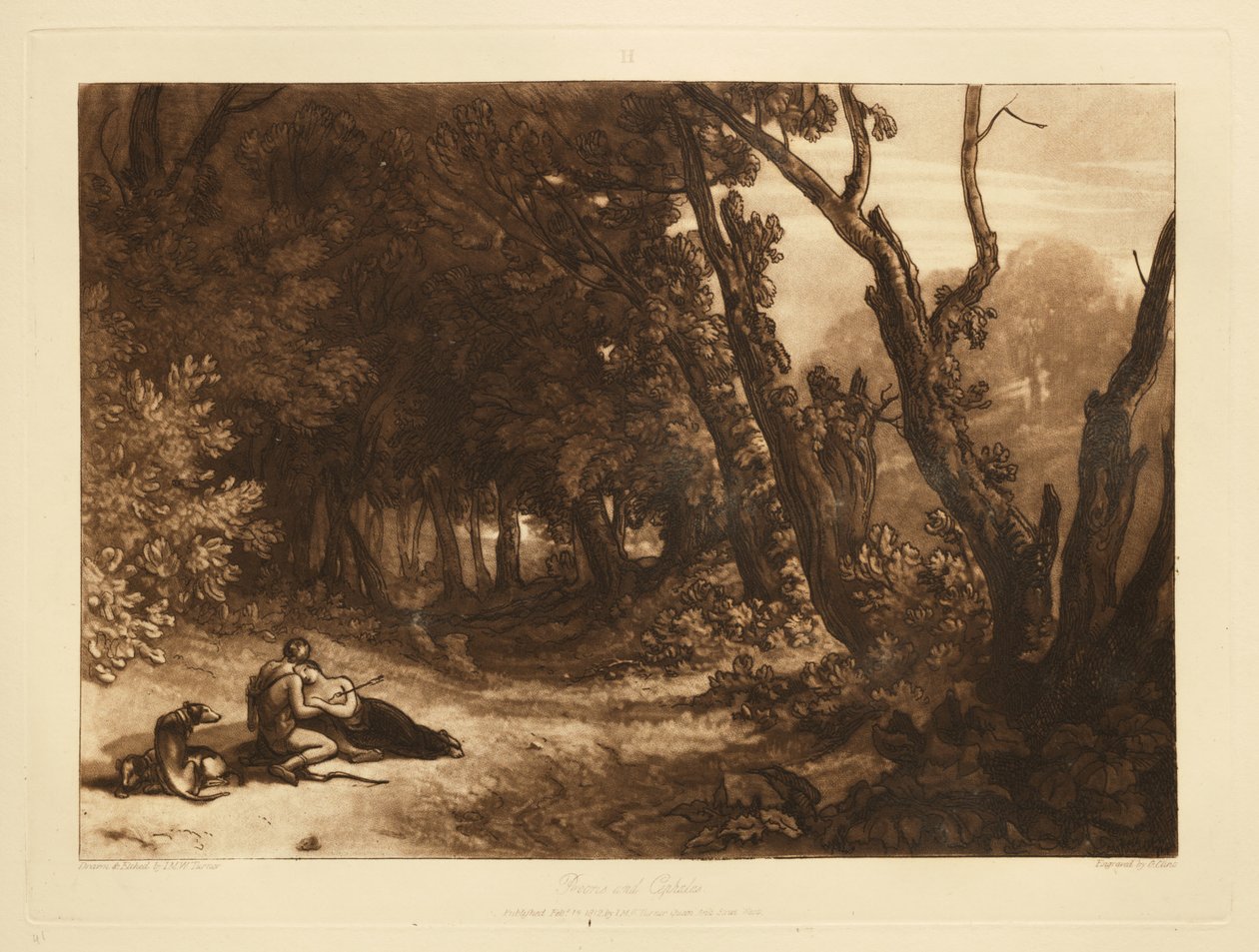 Prokris og Kefalos av Joseph Mallord William Turner