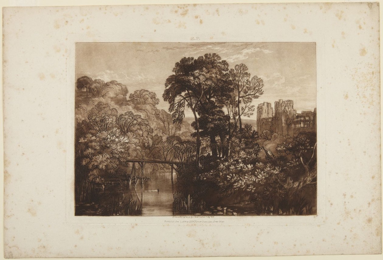 Raglan Castle av Joseph Mallord William Turner