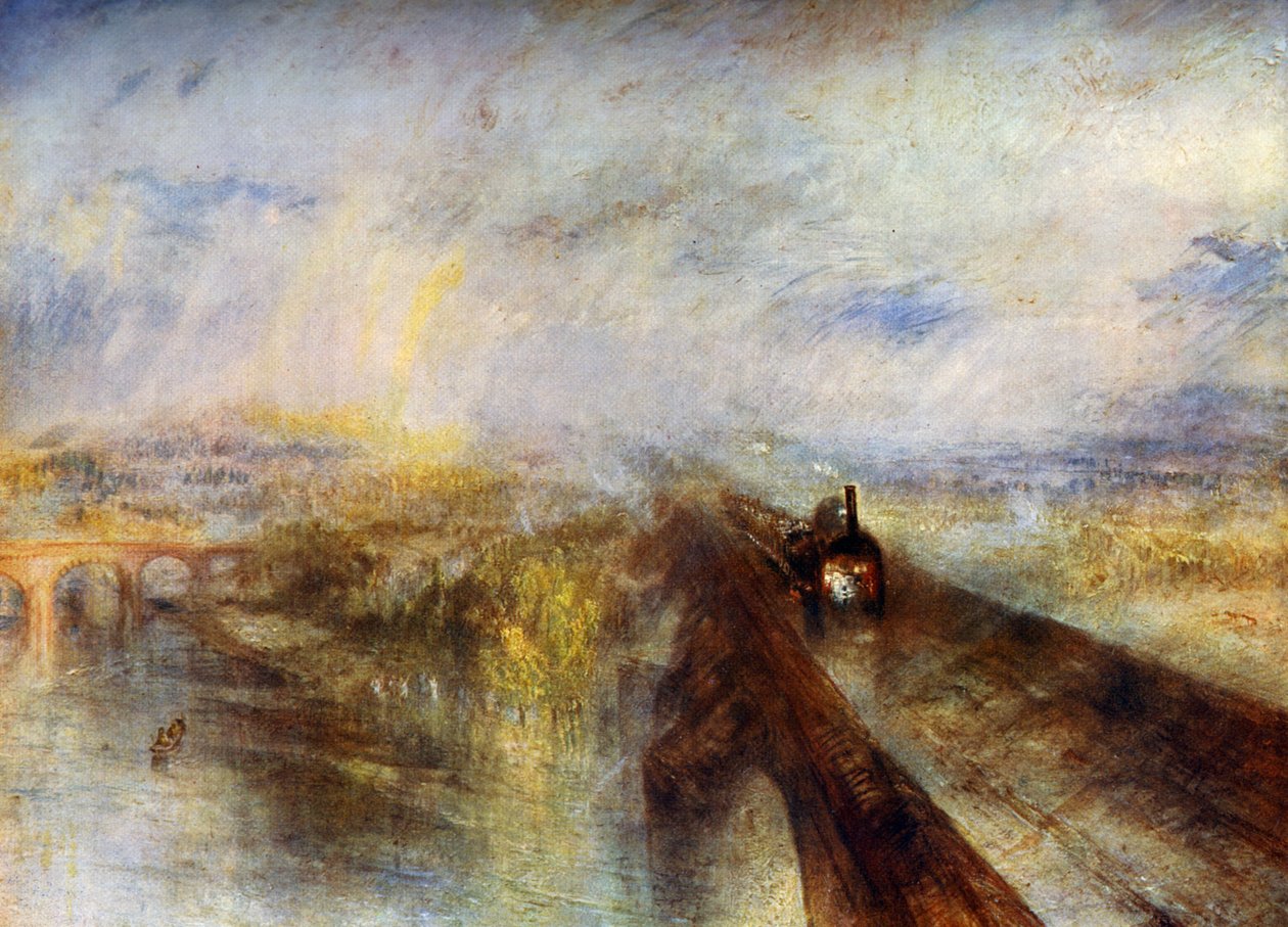 Rain, Steam and Speed - Great Western Railway, c1844, 1912. av Joseph Mallord William Turner