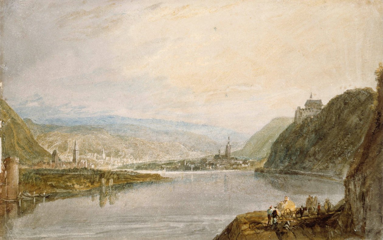 Remagen, Erpel og Linz av Joseph Mallord William Turner