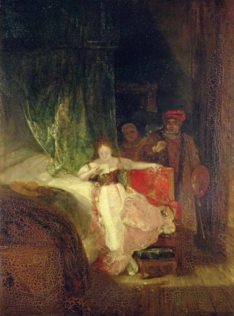 Rembrandts datter, 1827 av Joseph Mallord William Turner