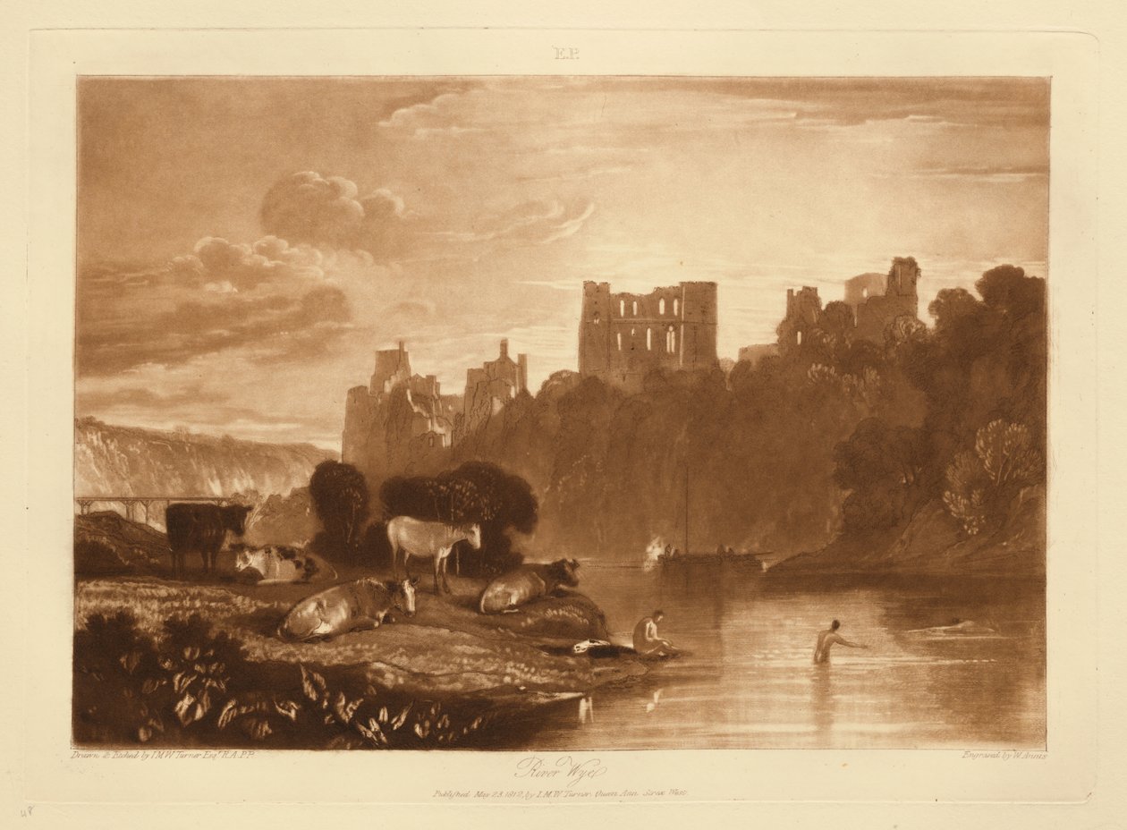 Elven Wye av Joseph Mallord William Turner