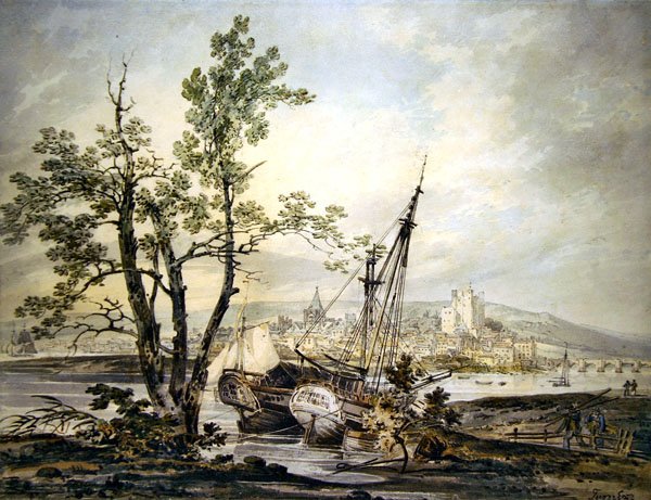Rochester (blyant og akvarell på papir) av Joseph Mallord William Turner