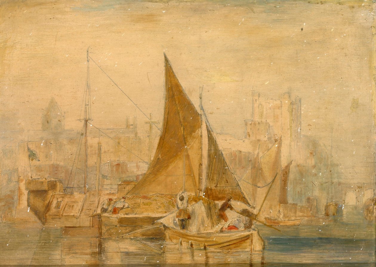 Rochester på Medway av Joseph Mallord William Turner