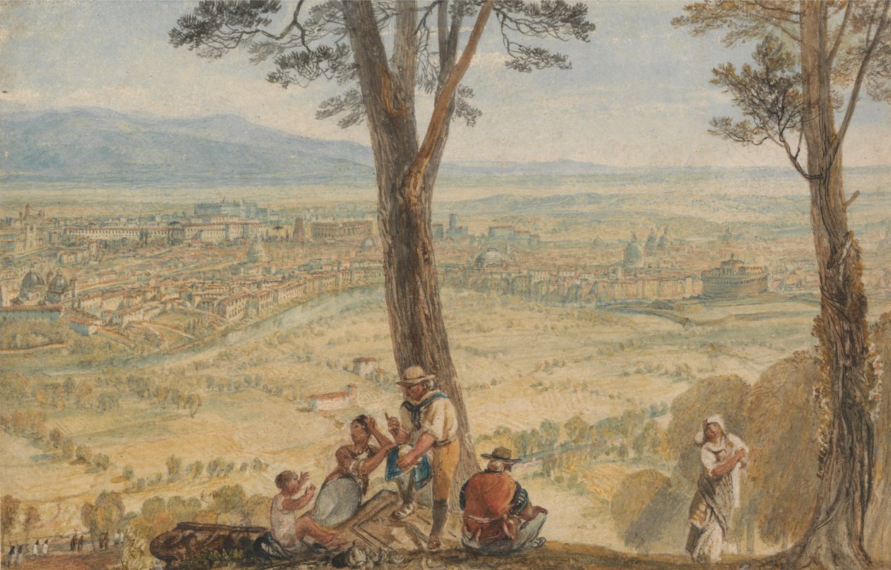 Roma sett fra Monte Mario av Joseph Mallord William Turner