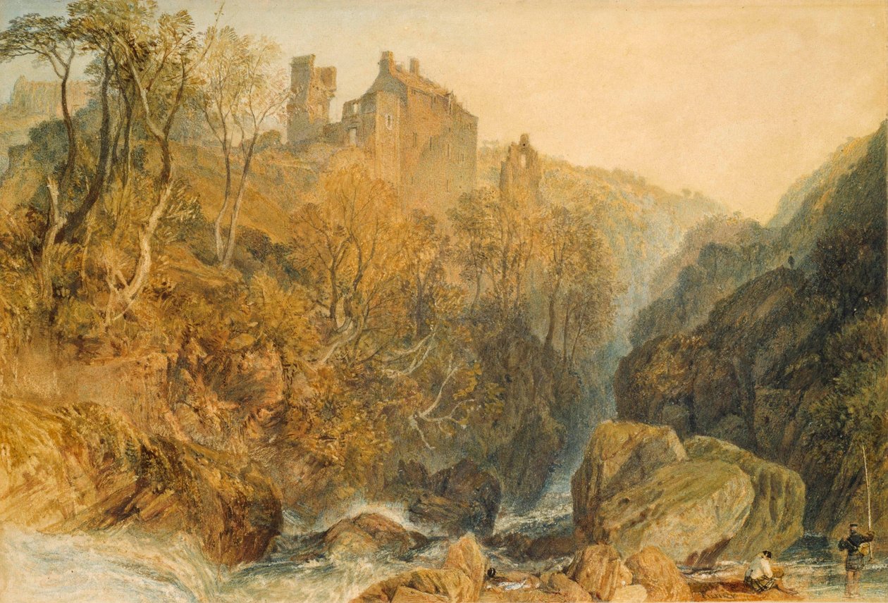Rosslyn Castle av Joseph Mallord William Turner