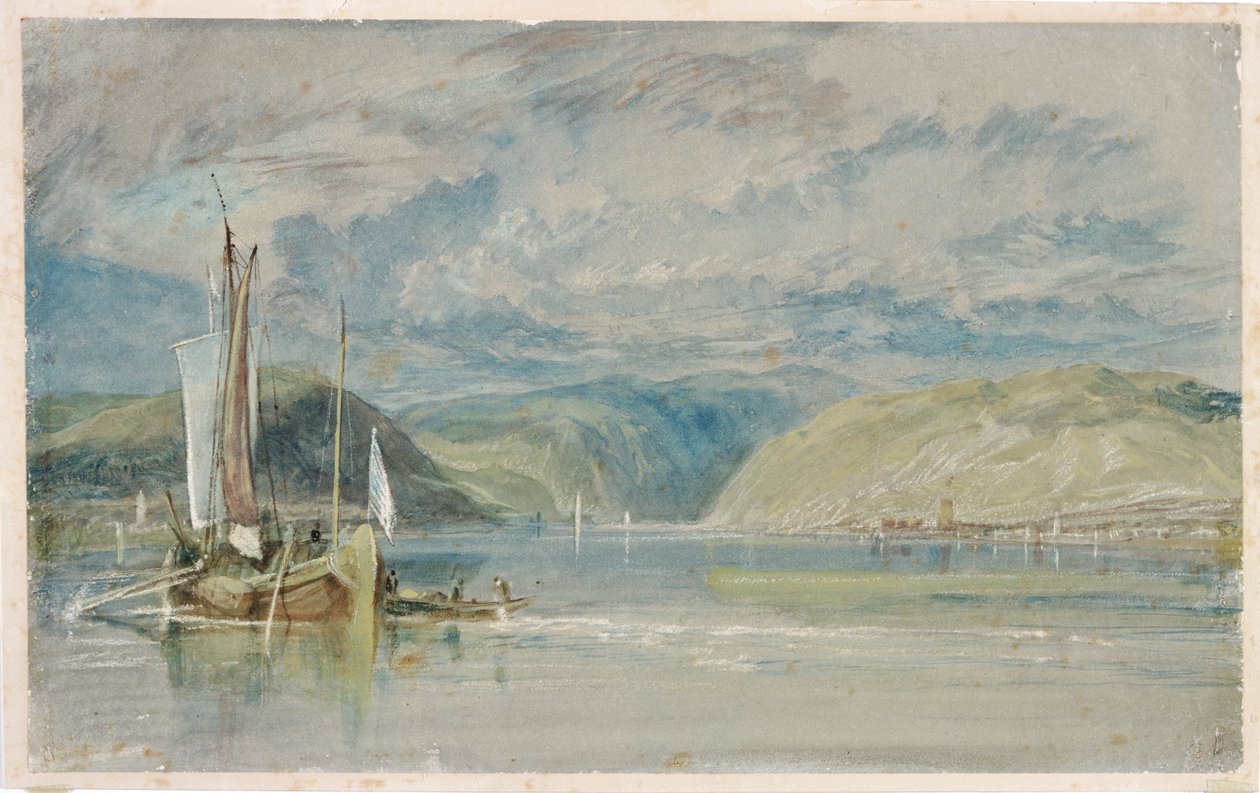 Rüdesheim av Joseph Mallord William Turner