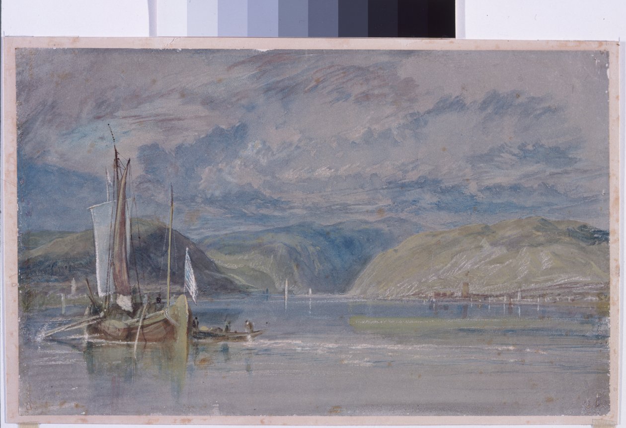Rüdesheim av Joseph Mallord William Turner