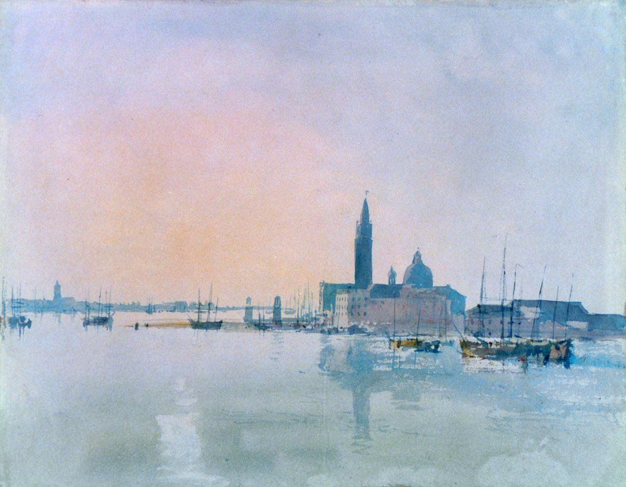 San Giorgio Maggiore fra Dogana, 1819. av Joseph Mallord William Turner