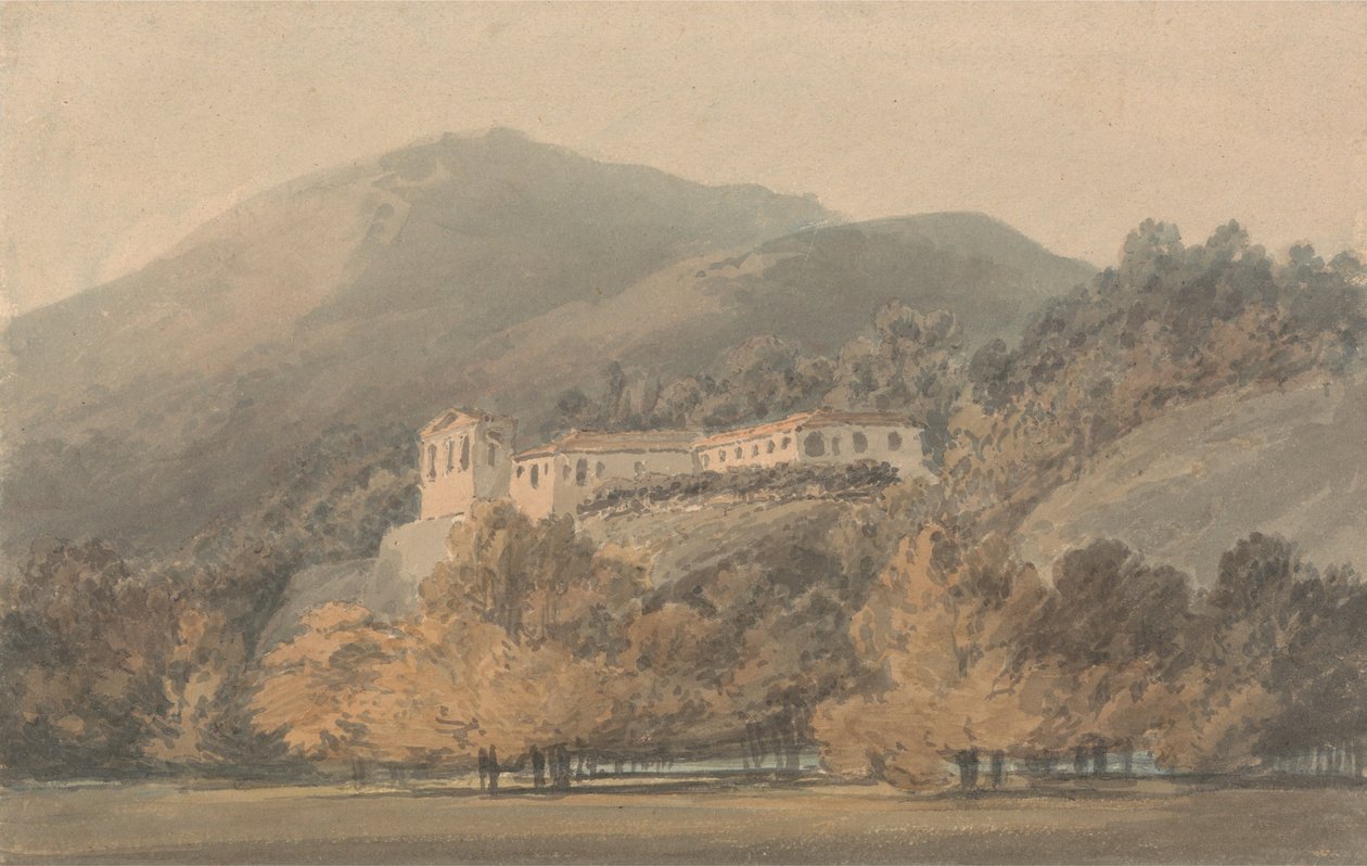 Santa Lucia, et kloster nær Caserta av Joseph Mallord William Turner