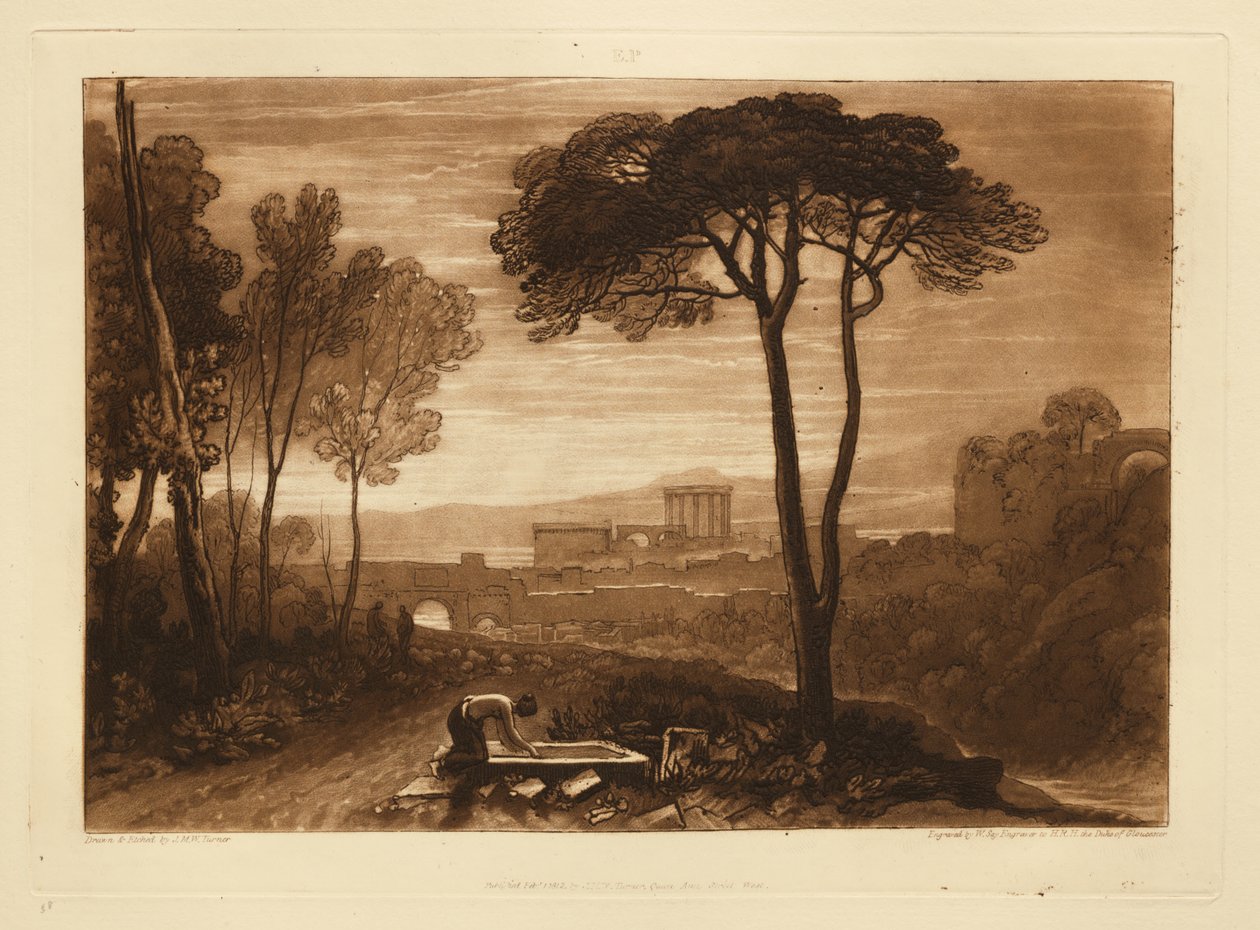 Scene i Campagna av Joseph Mallord William Turner
