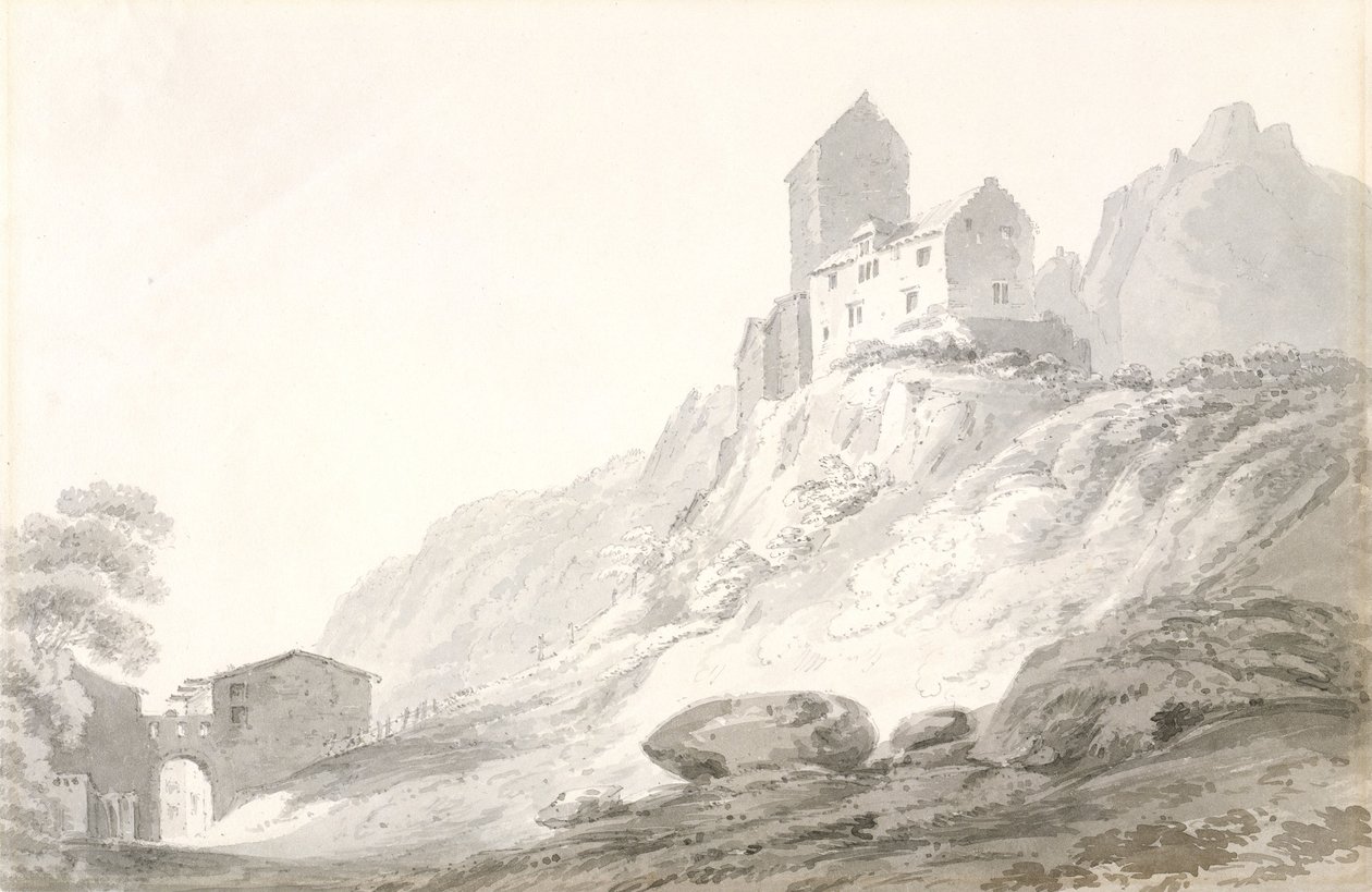 Sørporten til Sargans av Joseph Mallord William Turner