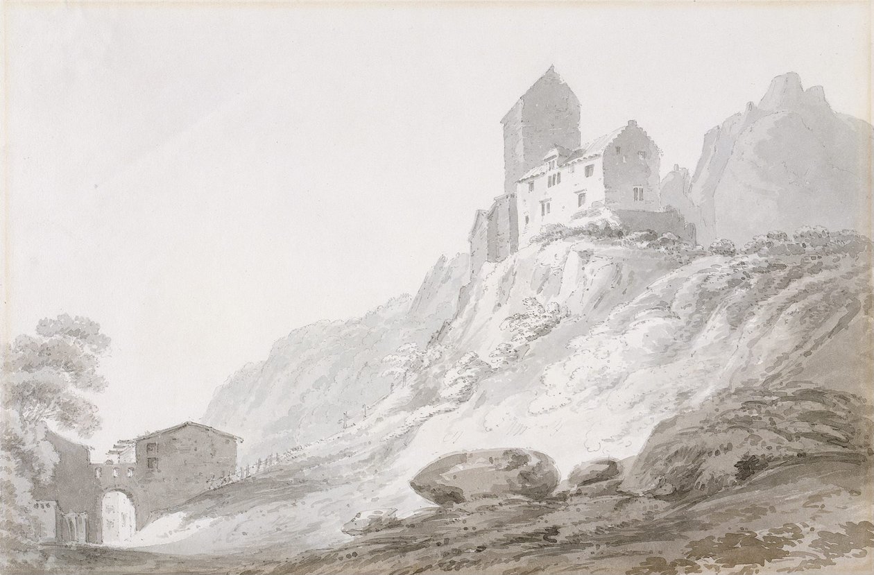 Sørporten i Sargans av Joseph Mallord William Turner