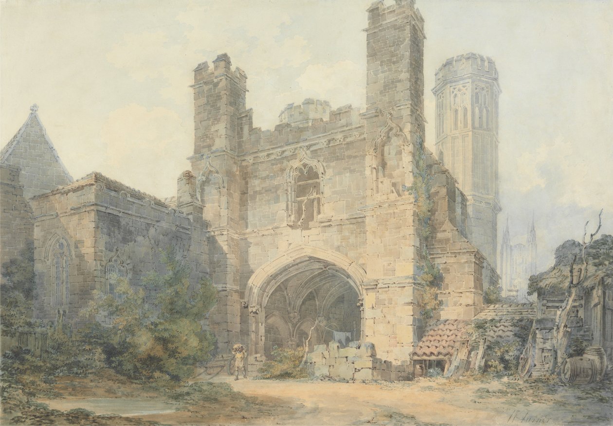 St. Augustins port, Canterbury av Joseph Mallord William Turner
