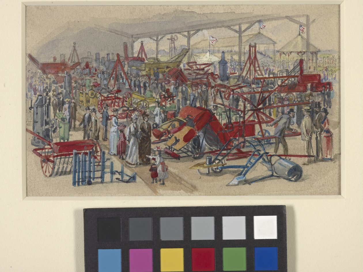 State Fair (akvarell over blyant på off-white papir) av Joseph Mallord William Turner