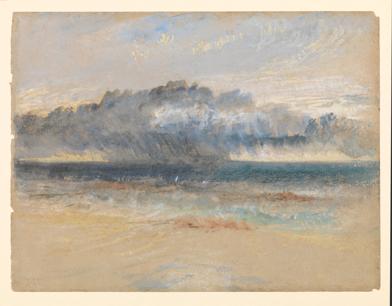Storm på Margate Sands, 1835 - 1840 ca av Joseph Mallord William Turner
