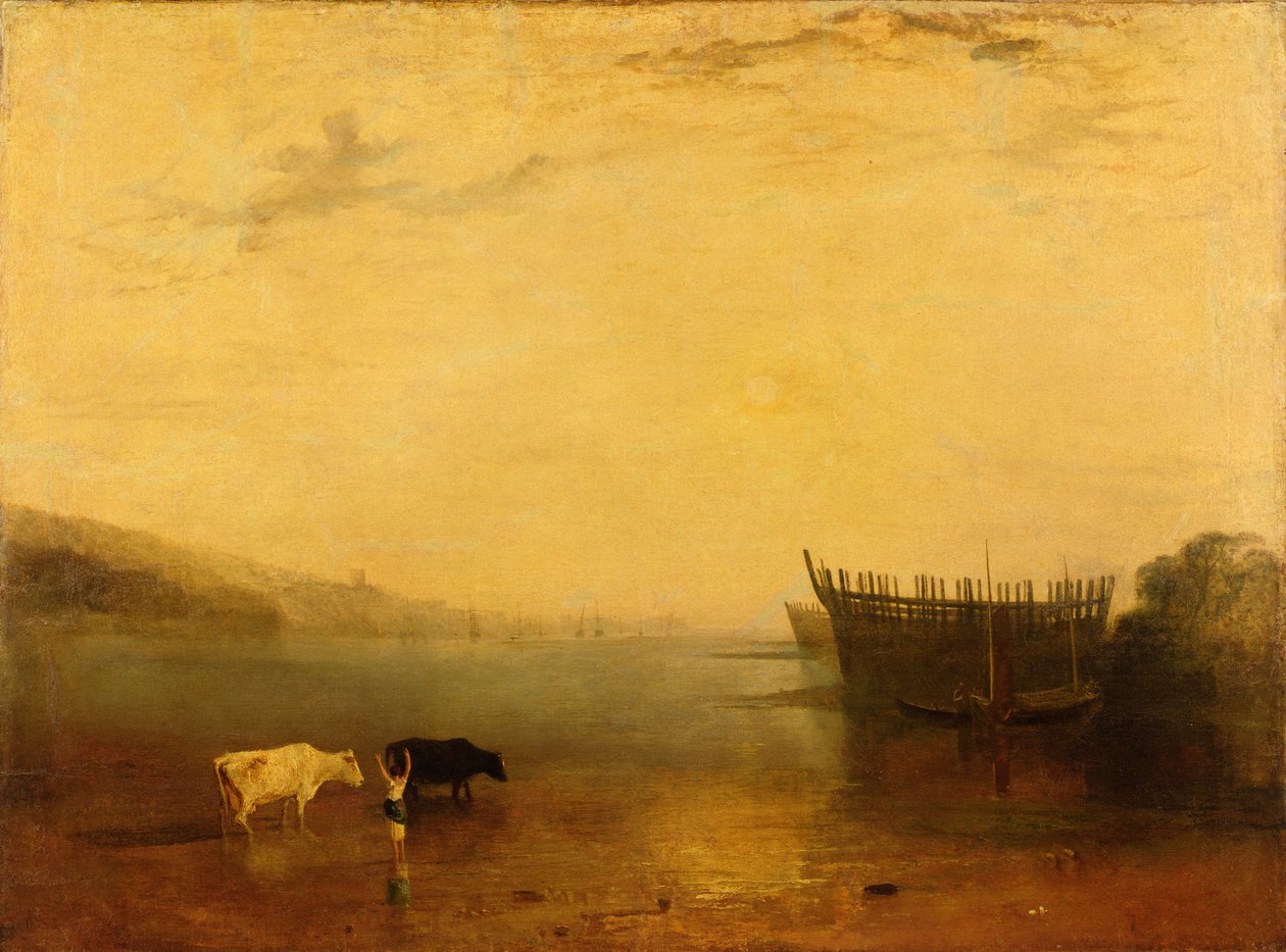 Teignmouth havn, ca. 1812 av Joseph Mallord William Turner