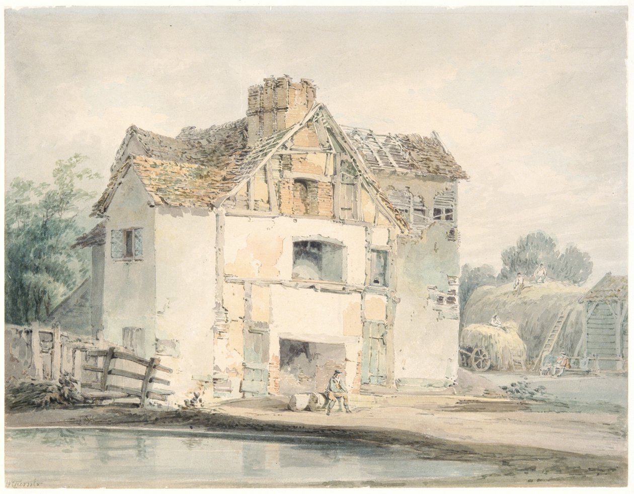 Biskopens palass, Biebrich av Joseph Mallord William Turner