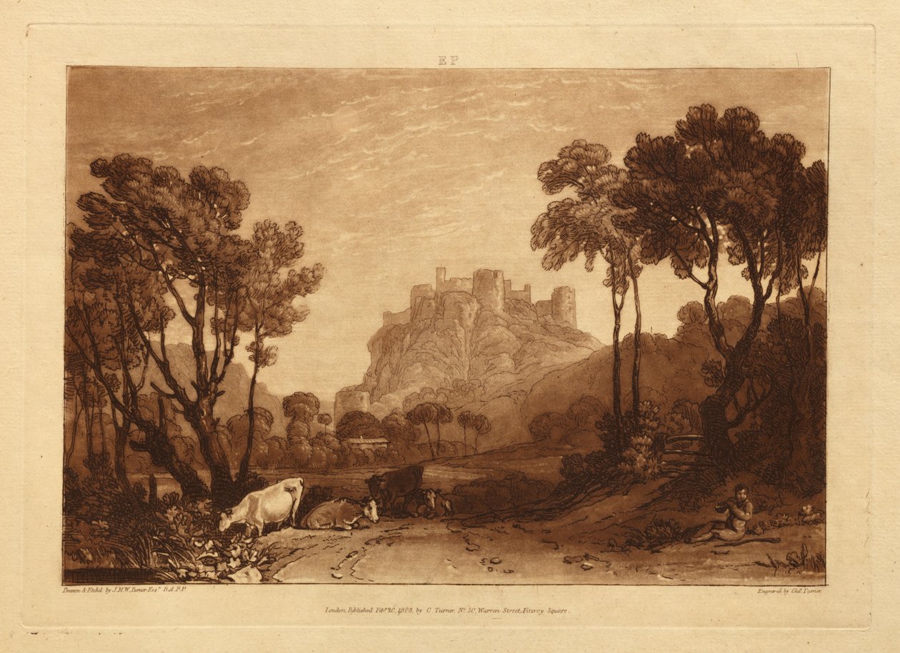 Slottet over engene av Joseph Mallord William Turner