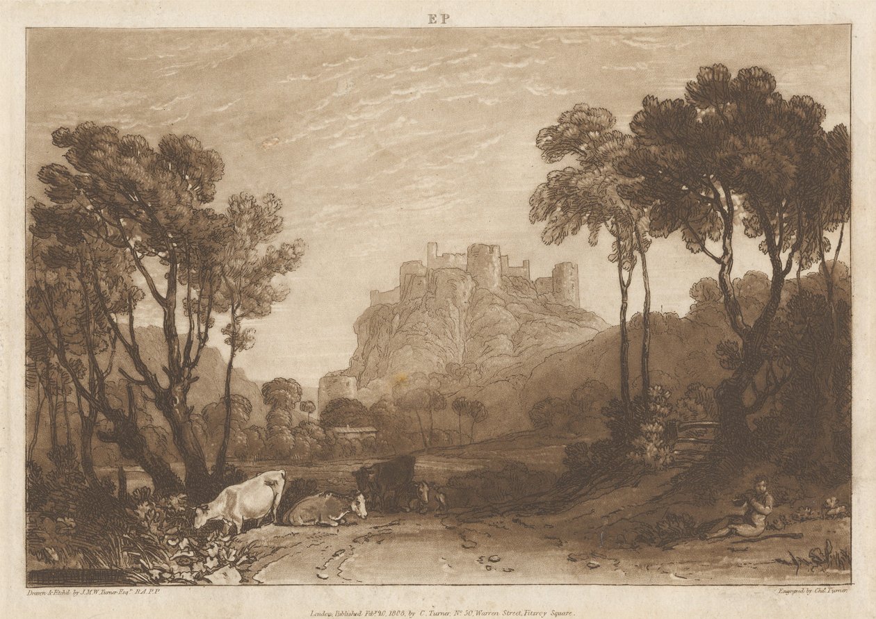 Slottet over engene av Joseph Mallord William Turner