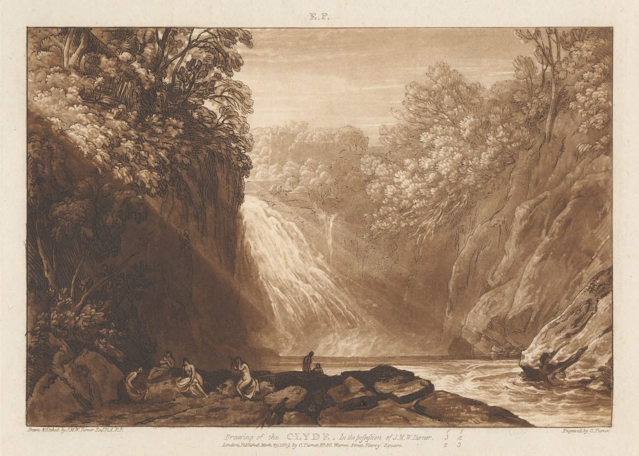 Tegningen av Clyde av Joseph Mallord William Turner
