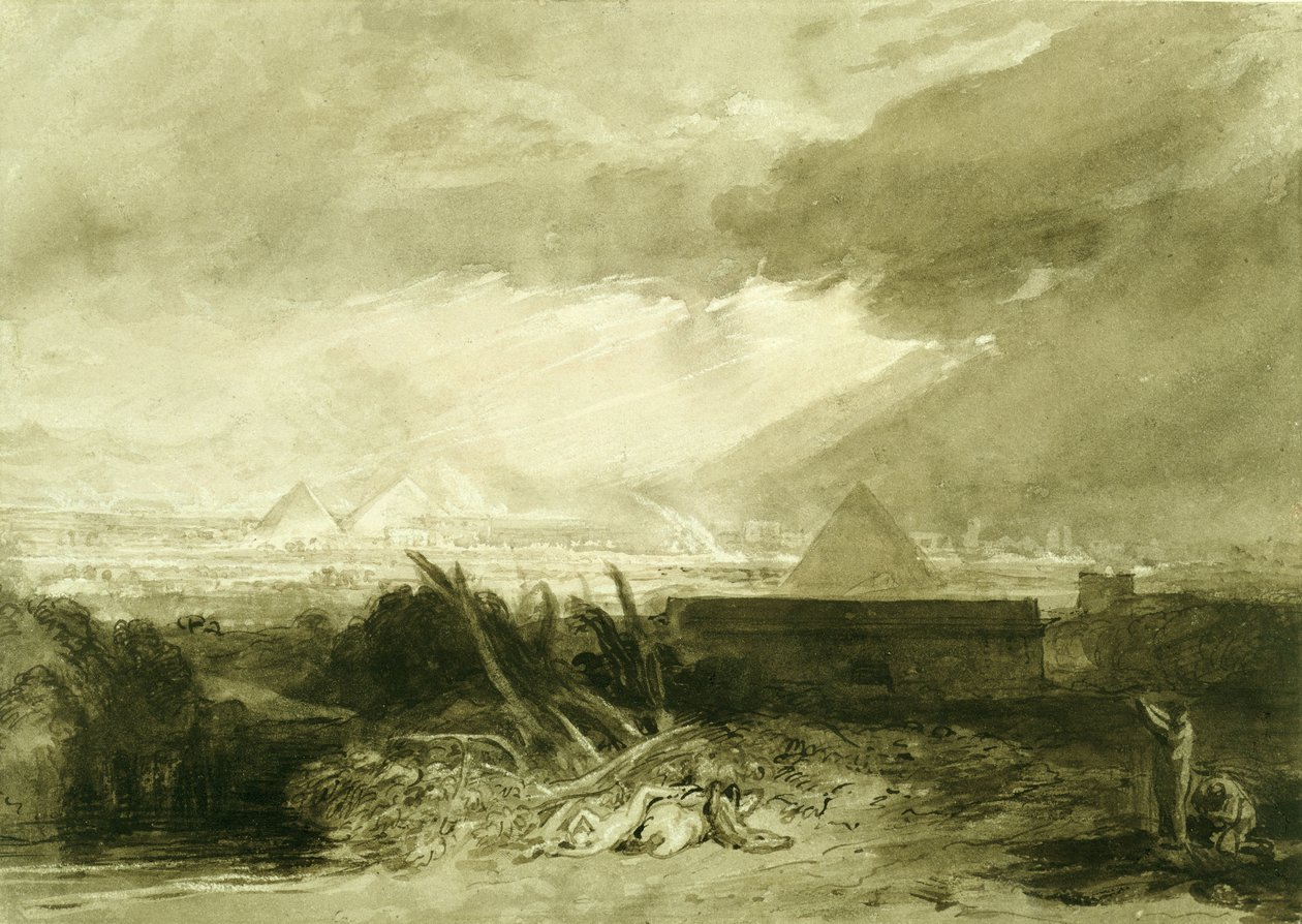 Egypts femte pest av Joseph Mallord William Turner