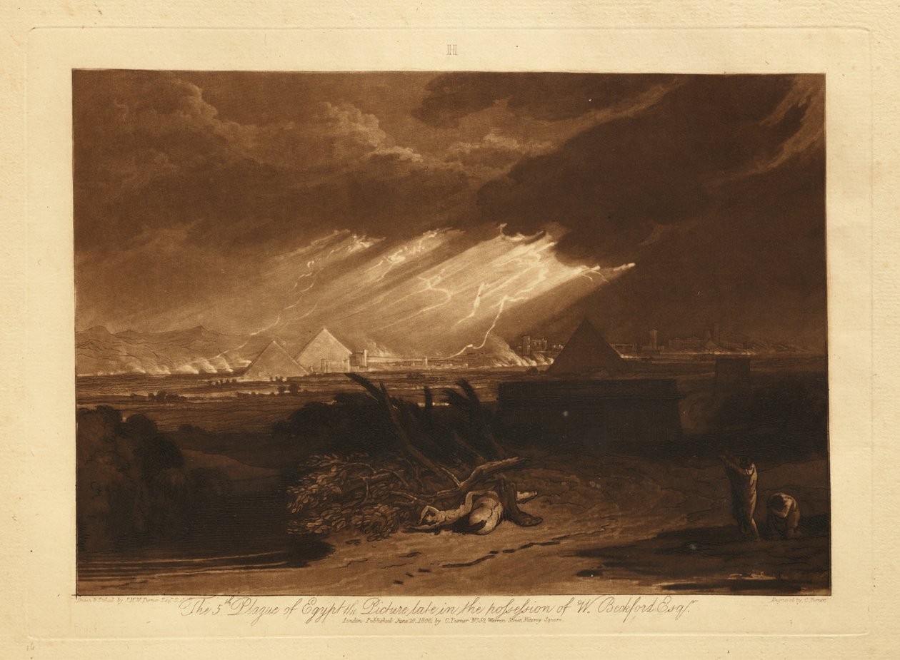 Egypts femte plage av Joseph Mallord William Turner