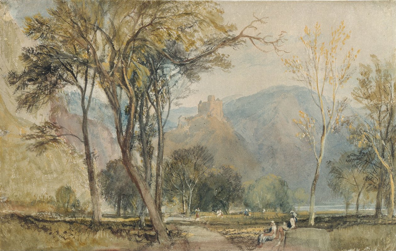 Marxburg av Joseph Mallord William Turner