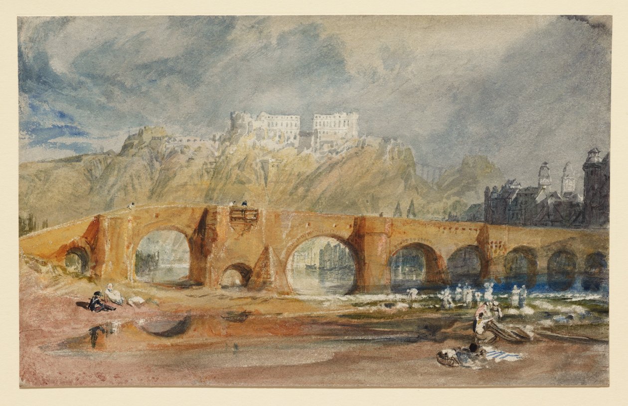 Moselbroen ved Koblenz av Joseph Mallord William Turner